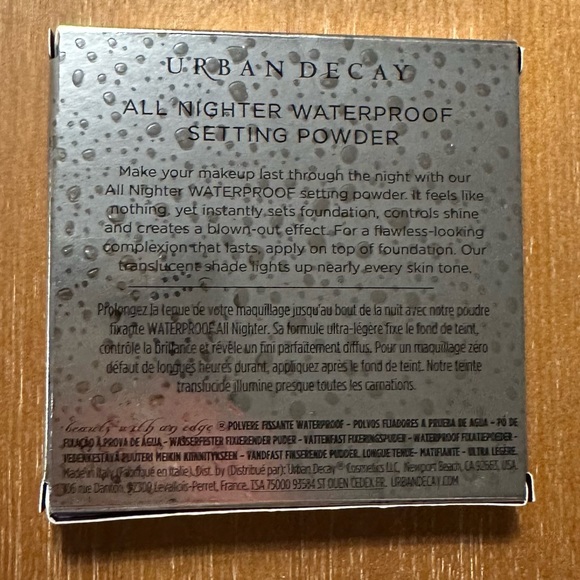 🎉 HOST PICK 🎉 [NEW UNOPENED] URBAN DECAY All Nighter Waterproof Setting Powder - Picture 3 of 4